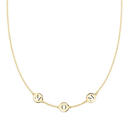 MOM Necklace in 14k Gold