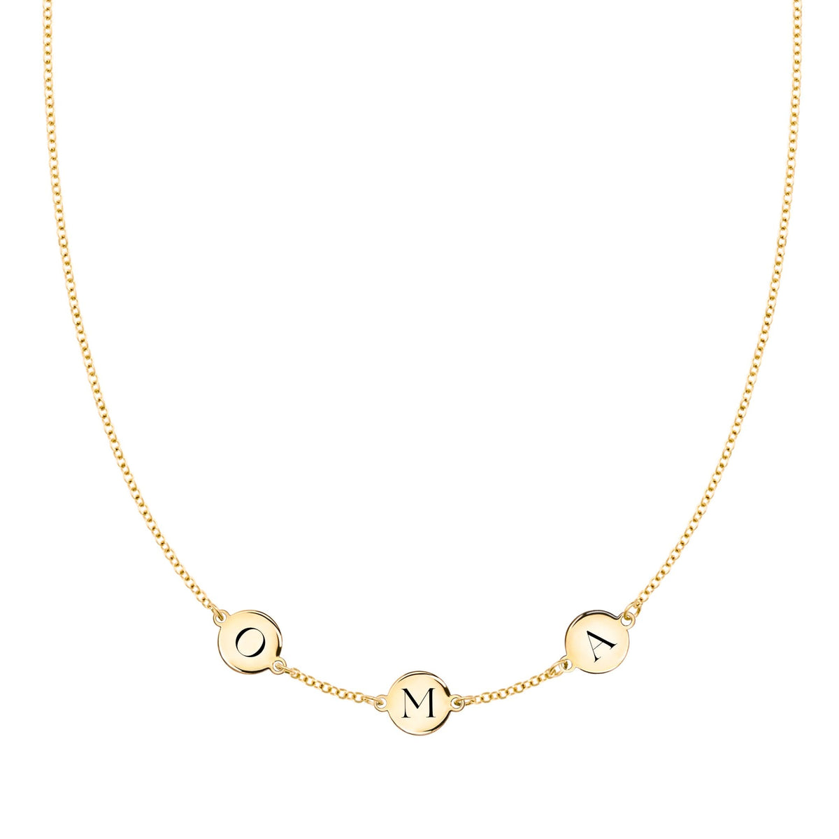 OMA Necklace in 14k Gold