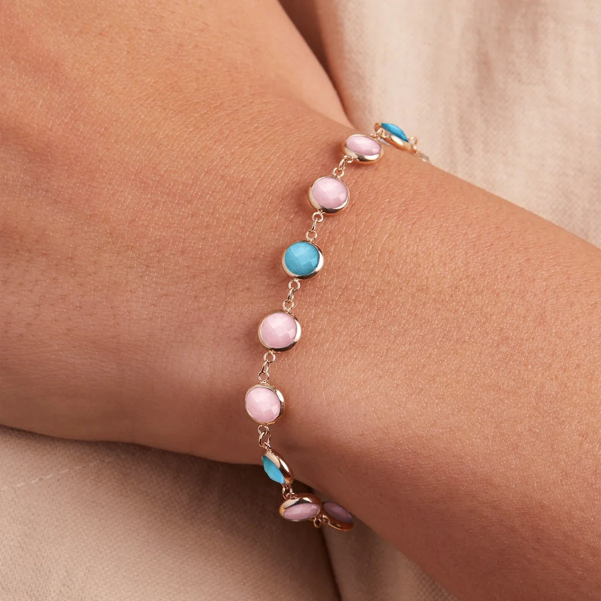 Newport Grand Palm Beach Bracelet in 14k Gold