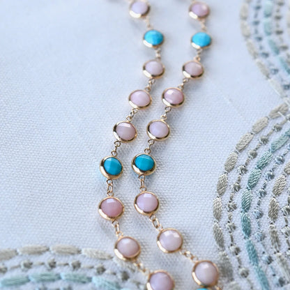 Newport Grand Palm Beach Necklace in 14k Gold