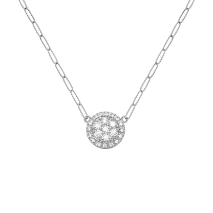Palmer Diamond Necklace in Solid 14k Gold