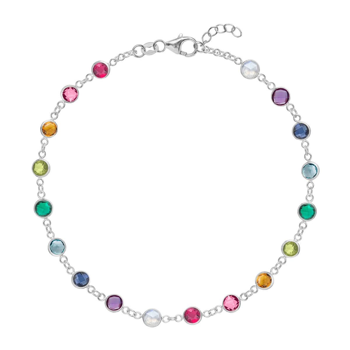 Rainbow Newport Bracelet in 14k Gold