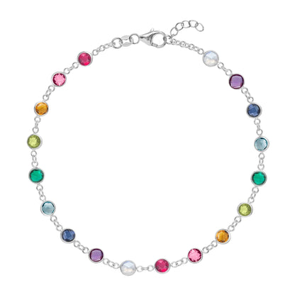 Rainbow Newport Bracelet in 14k Gold
