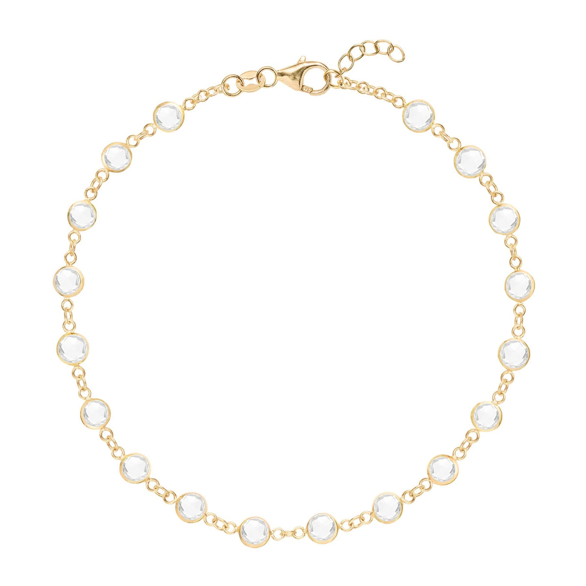 Newport Birthstone Bracelet in 14k Gold