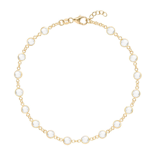 Newport Birthstone Bracelet in 14k Gold