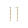 Newport Opal Earrings in 14k Gold (October)