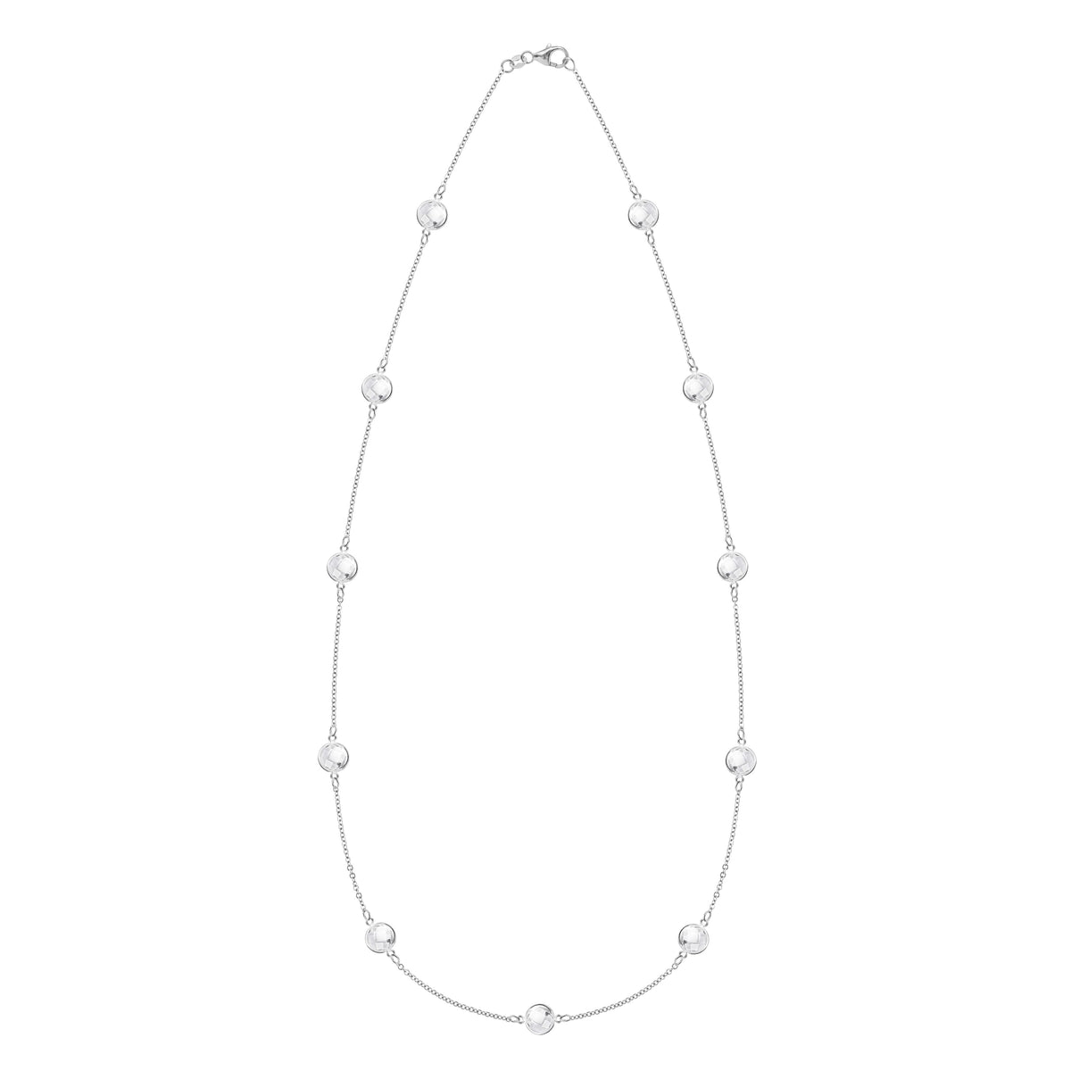 Bayberry Grand 11 Birthstone Necklace in 14k Gold