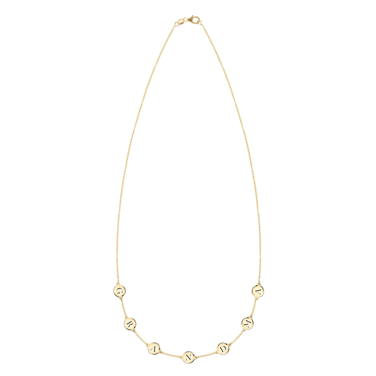 GRANDMA Necklace in 14k Gold