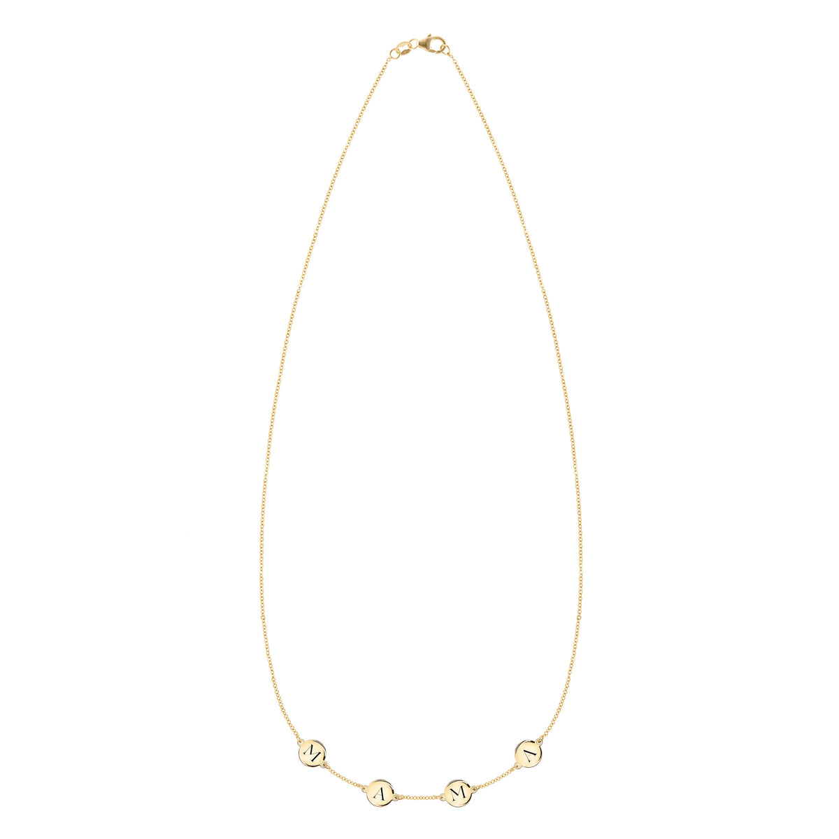 MAMA Necklace in 14k Gold