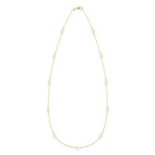 Bayberry 11 Birthstone Necklace in 14k Gold