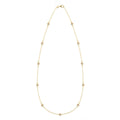 Bayberry 11 Opal Necklace in 14k Gold (October)