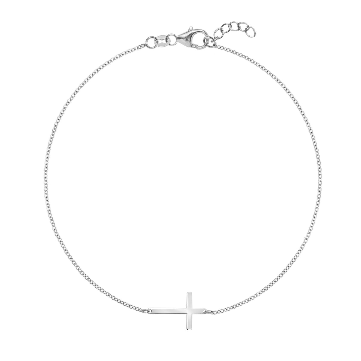 Cross Bracelet in 14k Gold