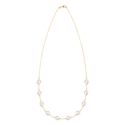 Grand 10 Birthstone Necklace in 14k Gold