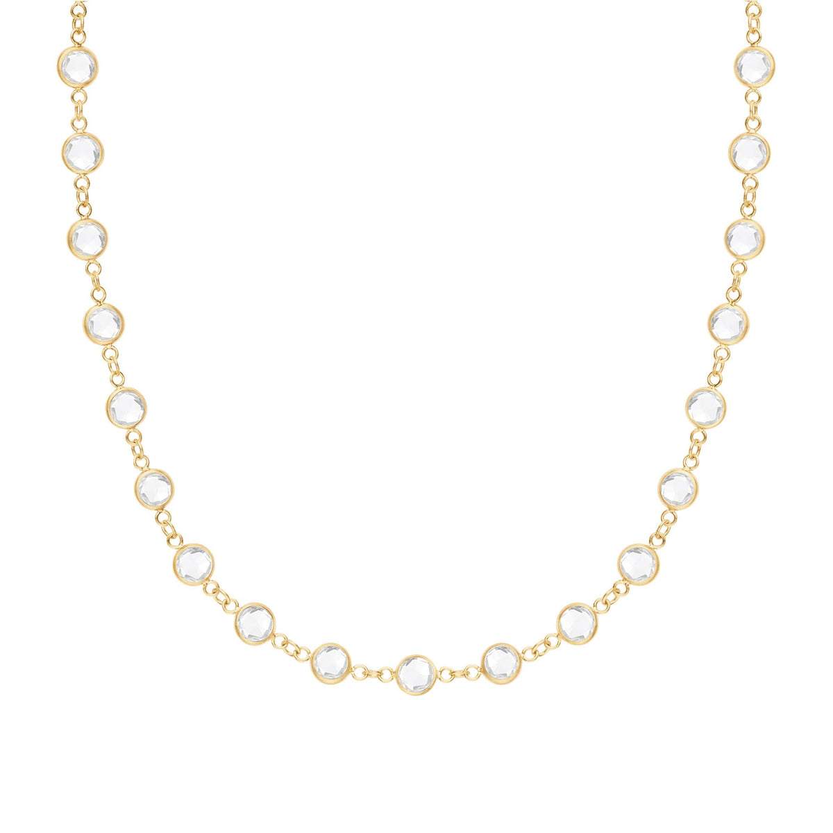 Newport Birthstone Necklace in 14k Gold