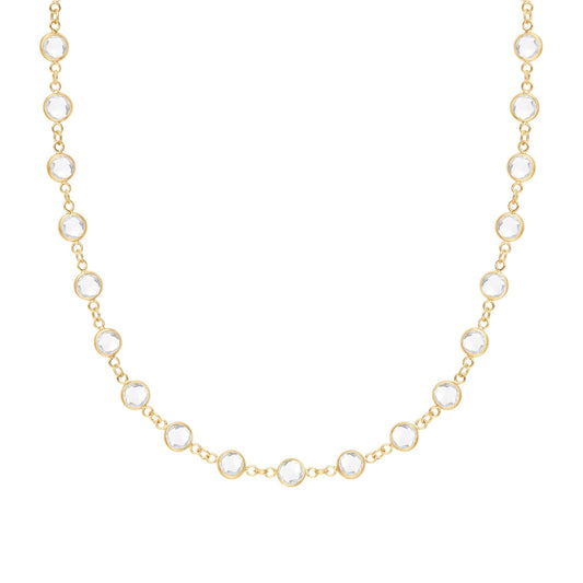 Newport Birthstone Necklace in 14k Gold