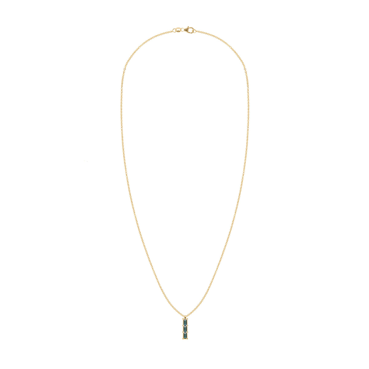 Providence 3 Alexandrite Pendant in 14k Gold (June)