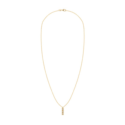 Providence 3 Citrine Pendant in 14k Gold (November)