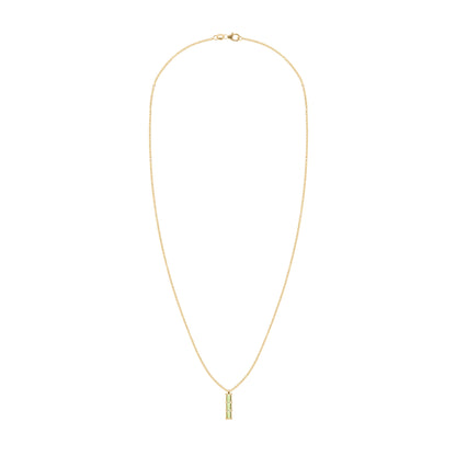 Providence 3 Peridot Pendant in 14k Gold (August)