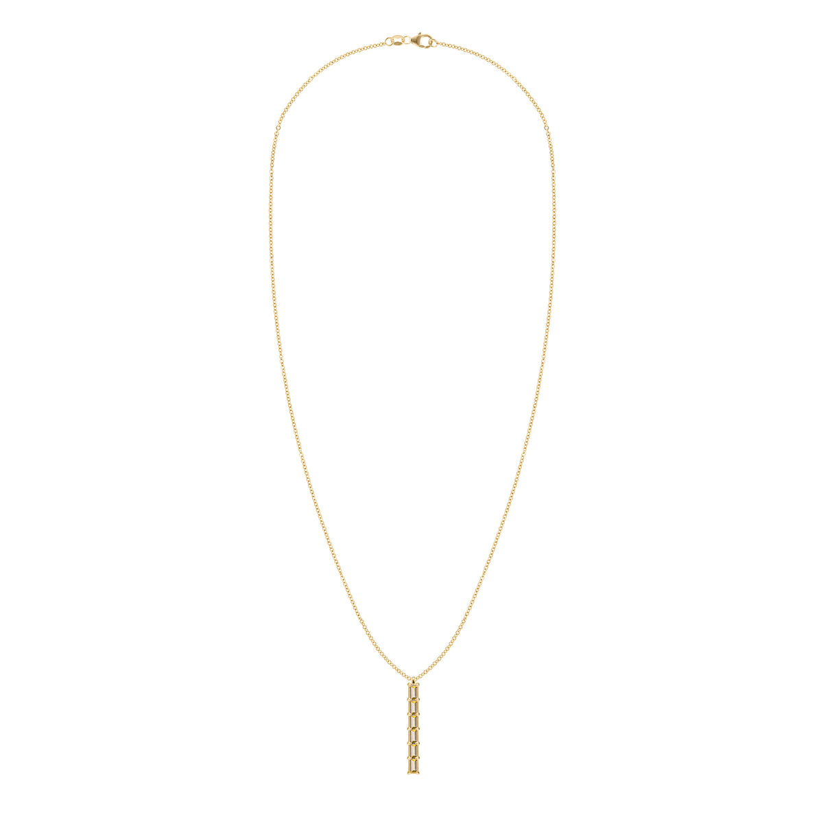 Providence 6 Citrine Pendant in 14k Gold (November)