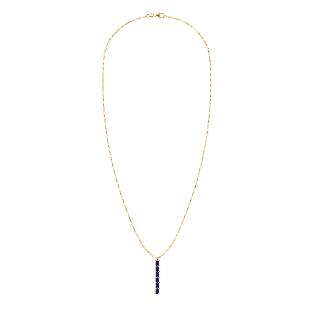 Providence 6 Sapphire Pendant in 14k Gold (September)