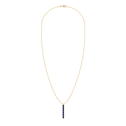 Providence 6 Sapphire Pendant in 14k Gold (September)