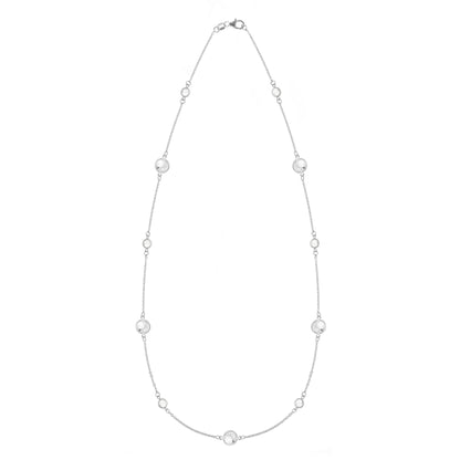Bayberry Grand & Petite 11 Stone Necklace in 14k Gold
