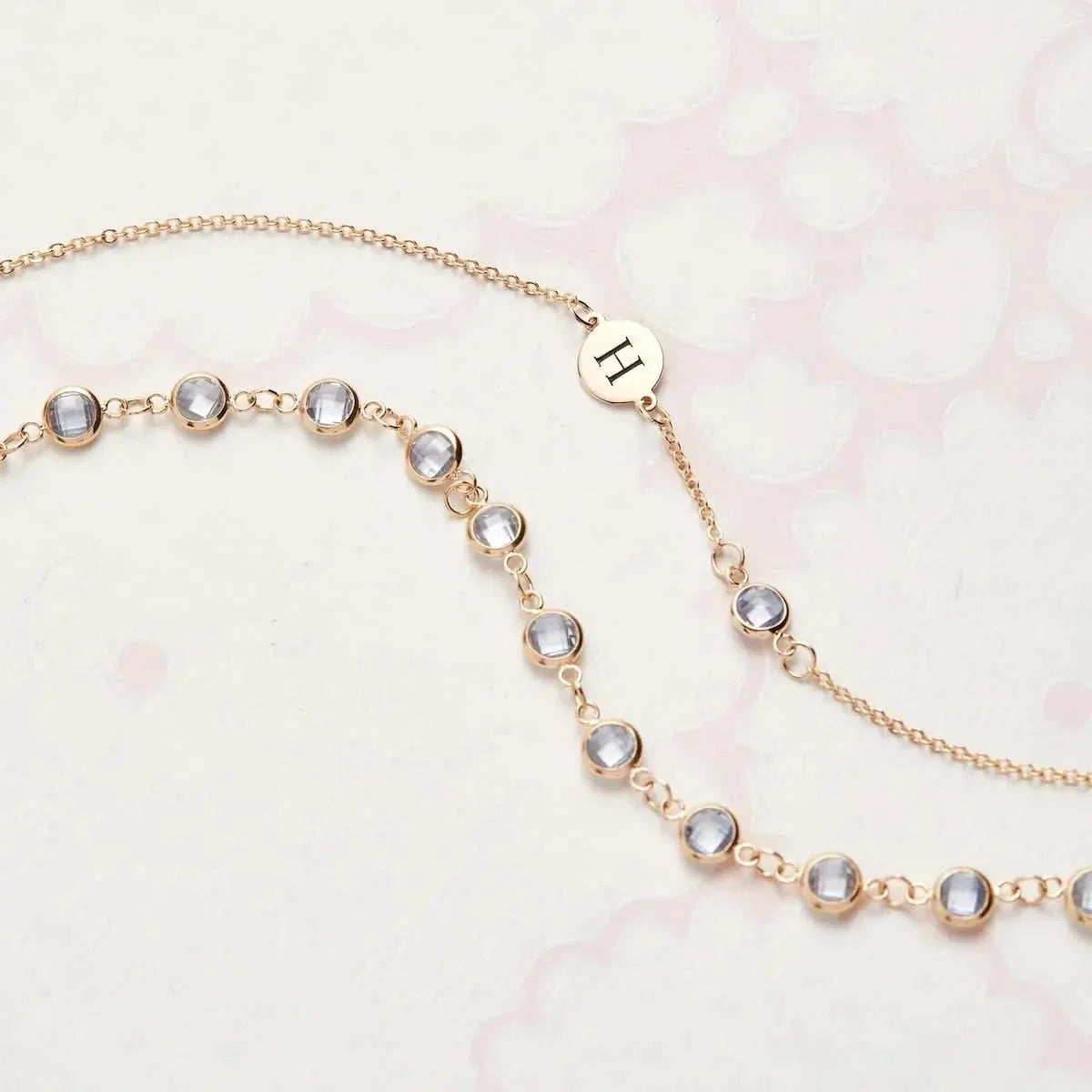 Newport Aquamarine Bracelet in 14k Gold (March)