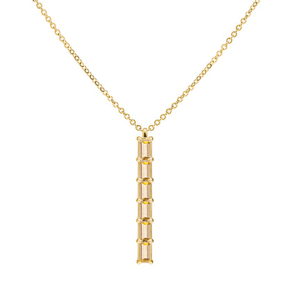 Providence 6 Citrine Pendant in 14k Gold (November)