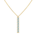 Providence 6 Nantucket Blue Topaz Pendant in 14k Gold (December)