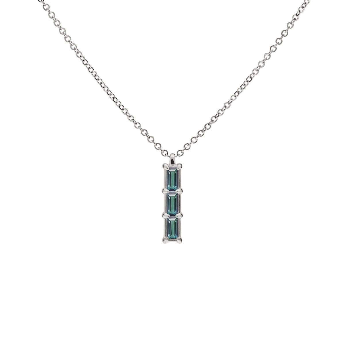 Providence 3 Alexandrite Pendant in 14k Gold (June)