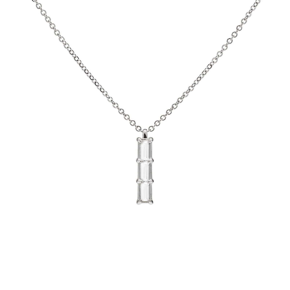 Providence 3 Birthstone Pendant in 14k Gold