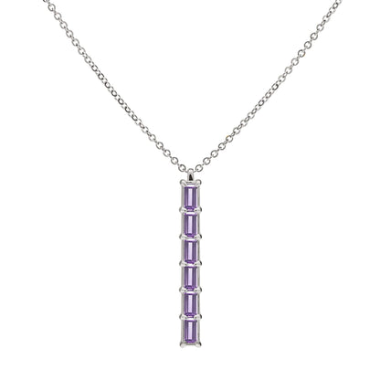 Providence 6 Amethyst Pendant in 14k Gold (February)