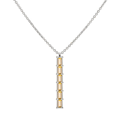 Providence 6 Citrine Pendant in 14k Gold (November)
