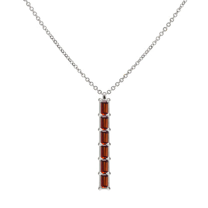 Providence 6 Garnet Pendant in 14k Gold (January)