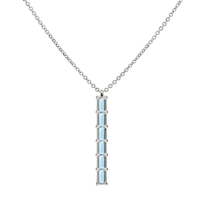 Providence 6 Nantucket Blue Topaz Pendant in 14k Gold (December)