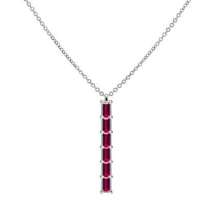 Providence 6 Ruby Pendant in 14k Gold (July)