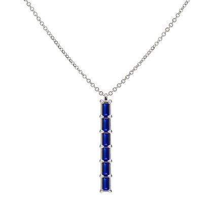 Providence 6 Sapphire Pendant in 14k Gold (September)