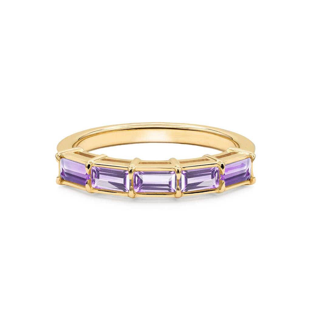 Providence Amethyst Ring in 14k Gold (February)