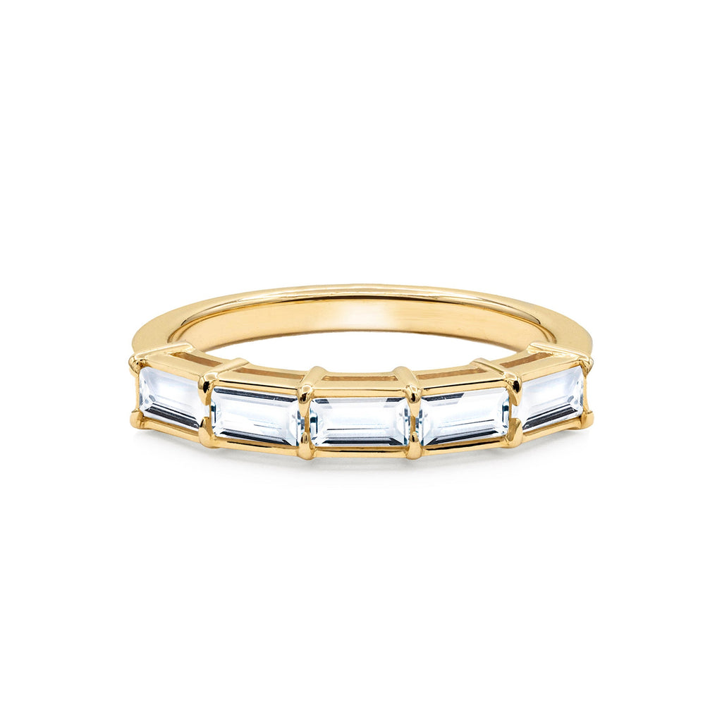 Providence Aquamarine Ring in 14k Gold (March)