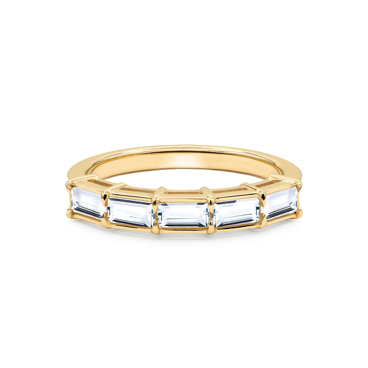 Providence Aquamarine Ring in 14k Gold (March)