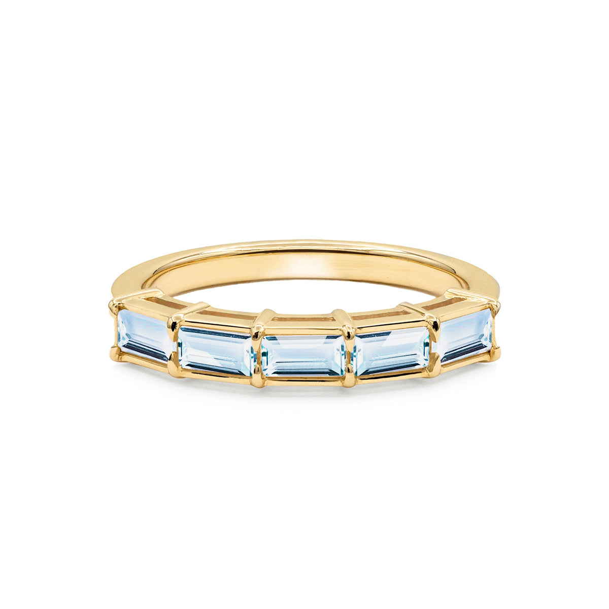 Providence Nantucket Blue Topaz Ring in 14k Gold (December)