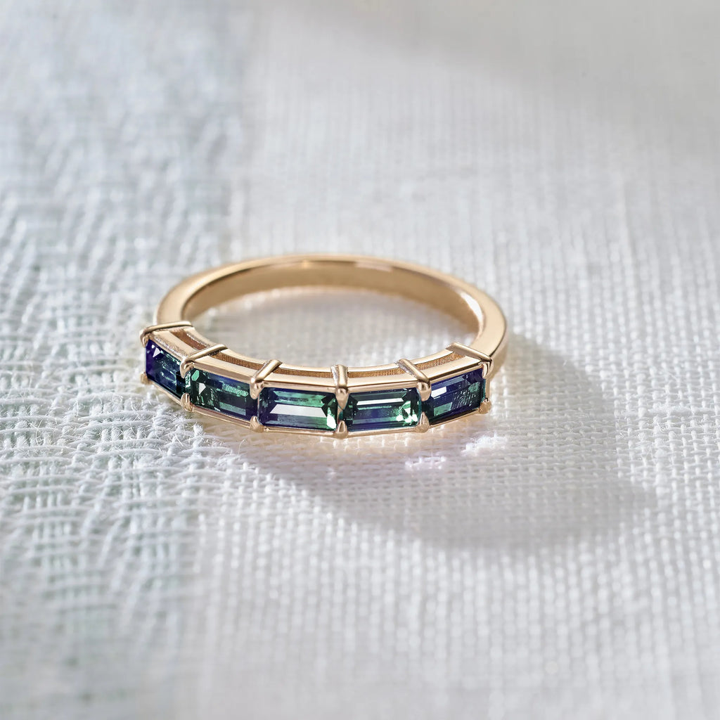 Providence Alexandrite Ring in 14k Gold (June)