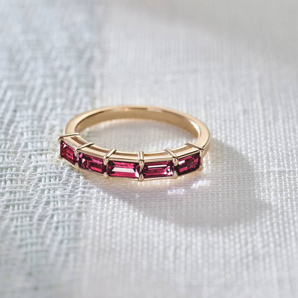 Providence Ruby Ring in 14k Gold (July)