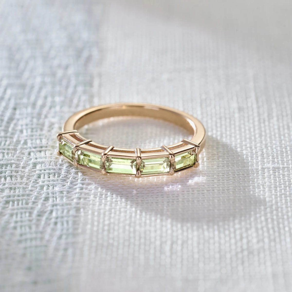 Providence Peridot Ring in 14k Gold (August)