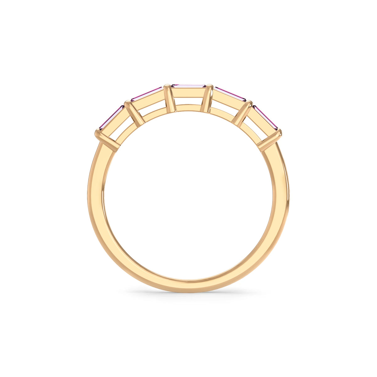Providence Pink Sapphire Ring in 14k Gold (October)