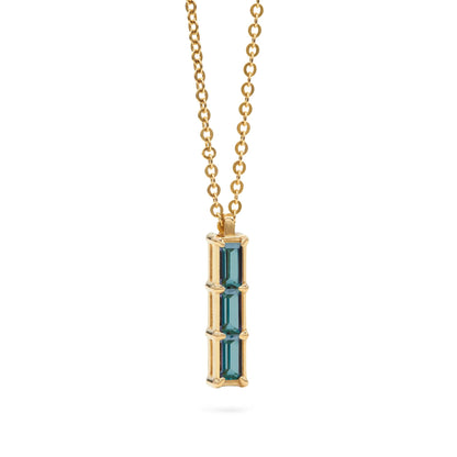 Providence 3 Alexandrite Pendant in 14k Gold (June)