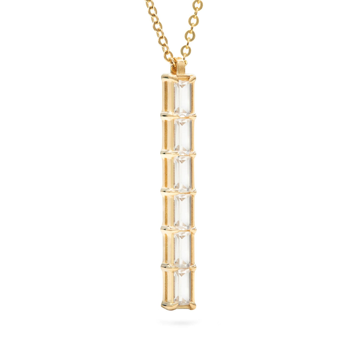 Providence 6 Birthstone Pendant in 14k Gold