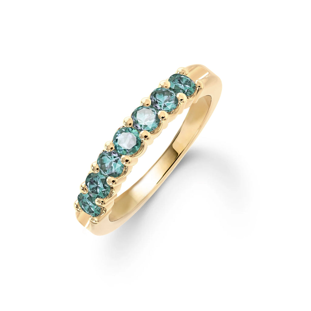 Rosecliff Luxe Alexandrite Stackable Ring in 14k Gold (June)