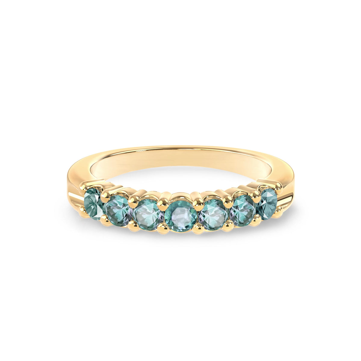 Rosecliff Luxe Alexandrite Stackable Ring in 14k Gold (June)