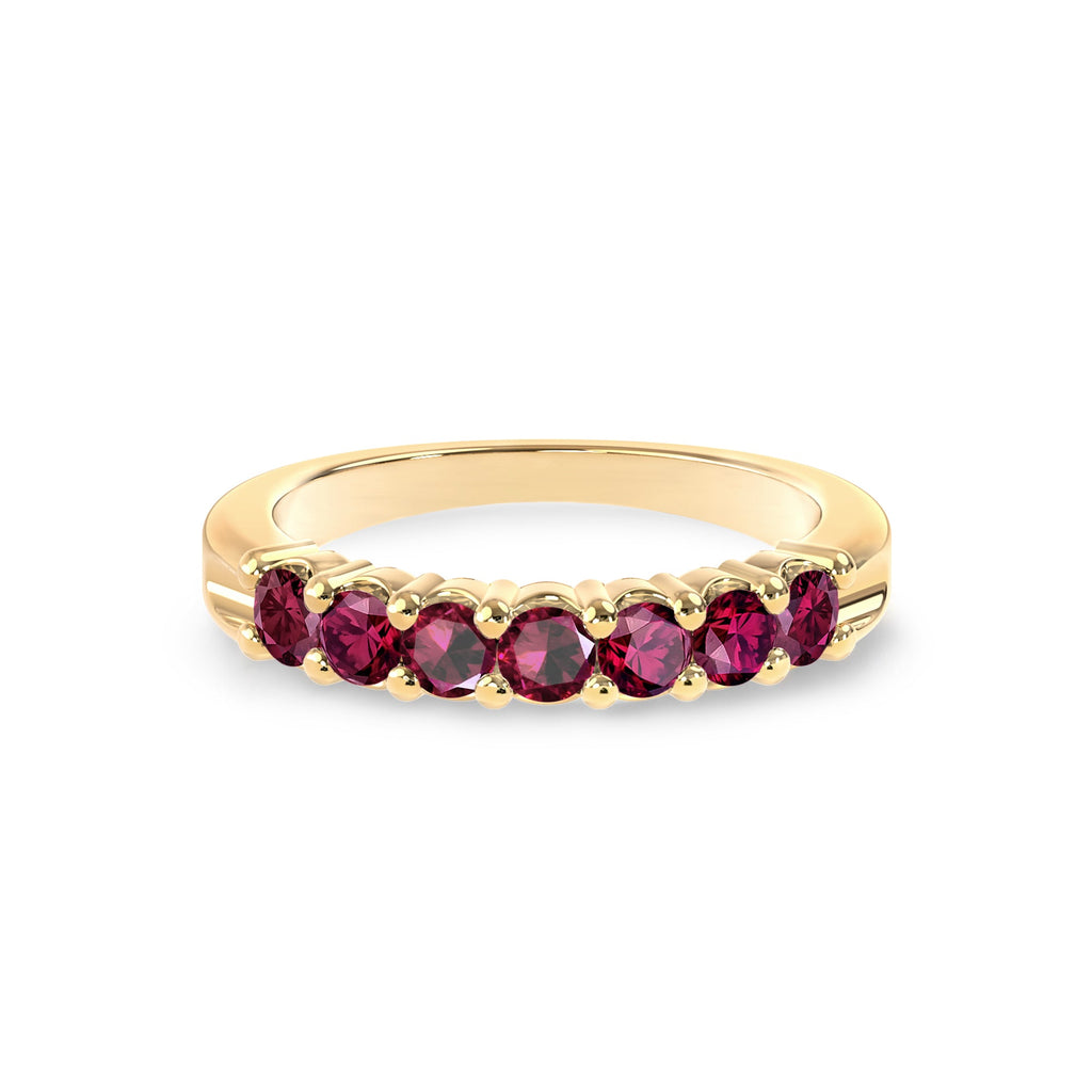 Rosecliff Luxe Ruby Stackable Ring in 14k Gold (July)